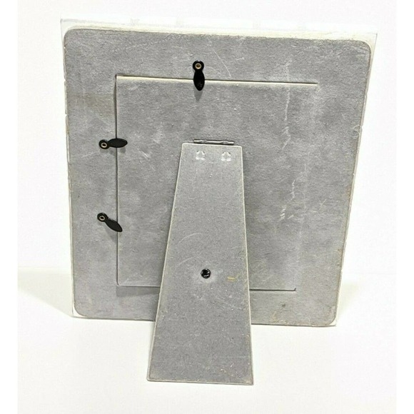 Malden Floral Tile Photo Frame Holds 4 x 6" Photo - Picture 2 of 4